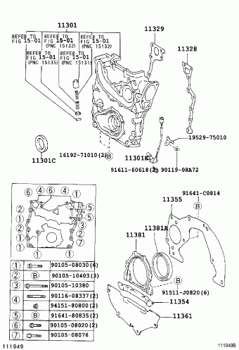 COASTER RZB53L-ZCMEK BB5#,RZB5#,TRB53,XZB53
