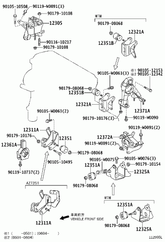 AVENSIS AZT250L-AEPGHW ADT25#,AZT25#,CDT250,ZZT25#