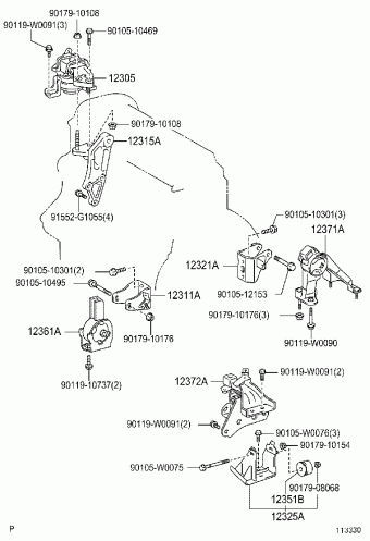 COROLLA HB NDE120L-DHMDYW CDE120,NDE120,ZZE12#