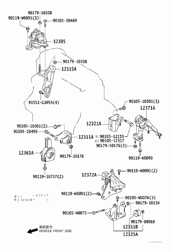 COROLLA SED/WG NDE120R-DEMDYW CDE120,NDE120,ZZE12#