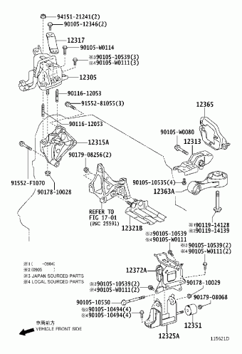 YARIS NLP90L-CGFGXW KSP90,NLP90,NSP90,SCP90