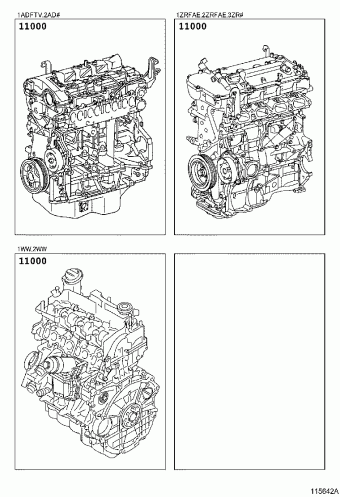 AVENSIS ADT271L-AWFVXW ADT27#,WWT27#,ZRT27#