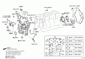 FORTUNER TGN61L-NKPSKF GGN50,60,KUN5#,6#,LAN50,TGN51,61
