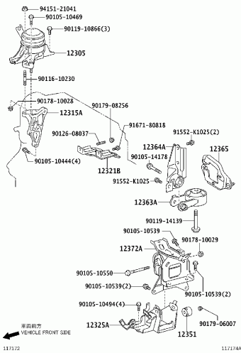 YARIS NCP131L-AHPRKK NCP131