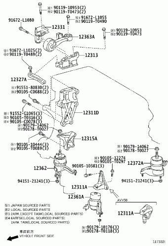 CAMRY/HYBRID AVV50R-JEXVBT ACV51,ASV5#,AVV50