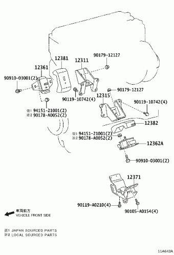 TACOMA TRN245L-CRMSKA GRN2##,3##,TRN2##