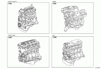 HILUX GUN125L-DNFLXN GGN125,GUN1##,LAN125,TGN1##