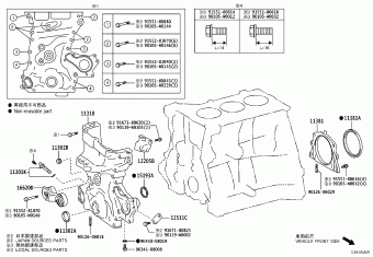 YARIS KSP211L-BHMRKW KSP211,MXPA11,MXPH1#
