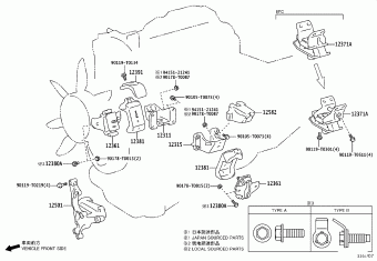 HILUX (DCB/SCB/XTR) GUN135L-DTTSXW GUN12#,135