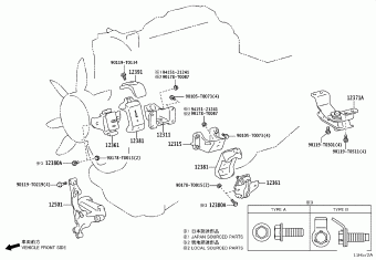 HILUX (DCB/SCB/XTR) GUN125L-DTFSXW GUN12#,135