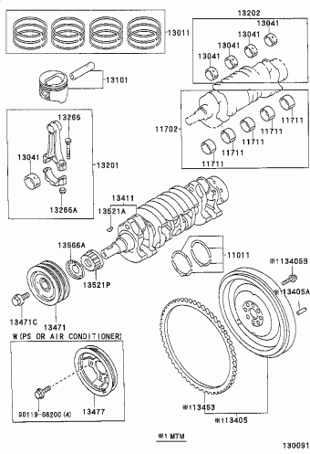 COROLLA HB/LB EE111L-AGMRKW 06.1999