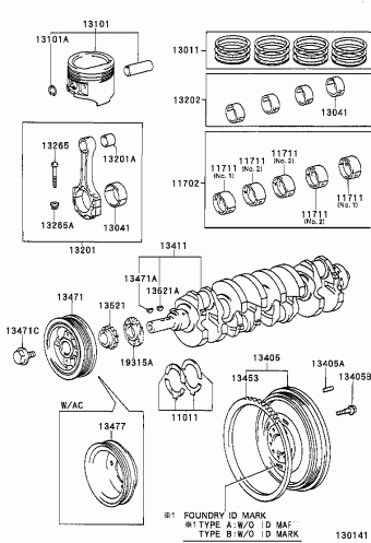 HILUX RZN173L-CRMDKW KDN1##,LN1##,RZN168,173