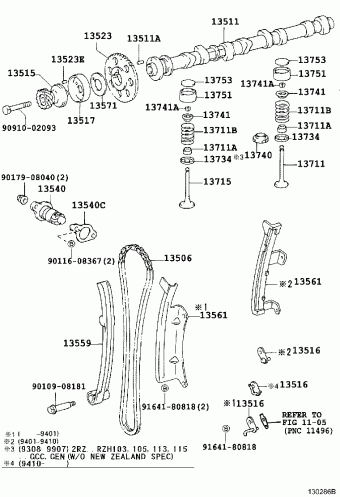 HIACE VAN,COMMUTER RZH113L-SBMREV LH1##,RZH10#,11#,125,135,15#