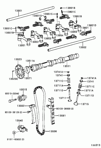 HILUX/4RUNNER (4WD) RN106L-PRMRE 04.1997