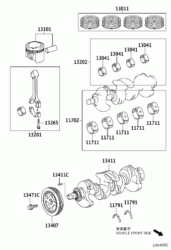 Engine/Fuel/Tool | Toyota RAUM NCZ25-AHPXK NCZ2# Parts Catalogs 