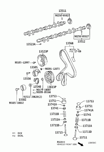 COROLLA SED/WG CDE120L-DWMNXW CDE120,NDE120,ZZE12#