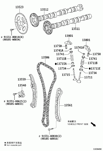 AVENSIS ADT251L-ALFEYW ADT25#,AZT25#,CDT250,ZZT25#