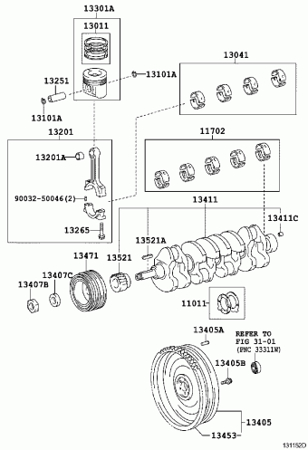 COASTER XZB53L-ZCMEY BB5#,RZB5#,TRB53,XZB53