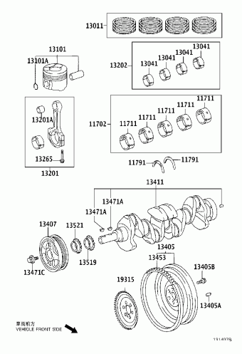 YARIS NLP90L-CGFGXW KSP90,NLP90,NSP90,SCP90