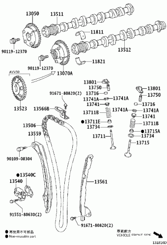 CAMRY/AURION/HV ASV50L-DETNKV ASV50,AVV50,GSV50