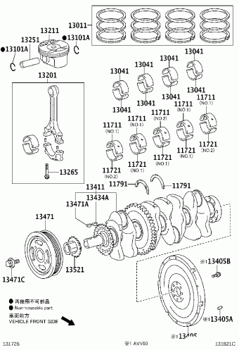 CAMRY/HYBRID AVV50R-JEXVBT ACV51,ASV5#,AVV50