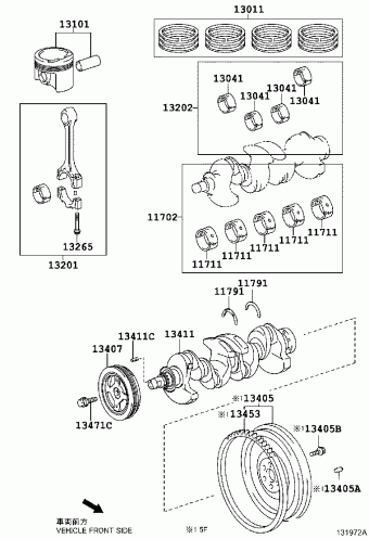 YARIS NCP131L-CHPRKK NCP131