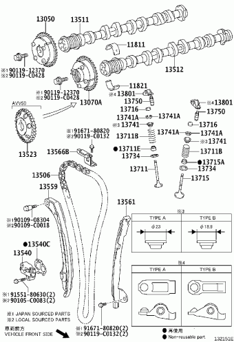 CAMRY/HYBRID AVV50R-JEXVBT ACV51,ASV5#,AVV50