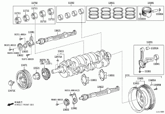 TACOMA TRN265L-PRTSKA GRN2##,3##,TRN2##