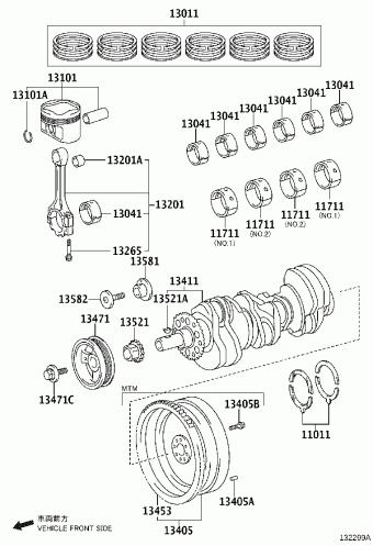 TACOMA GRN265L-PRADKA GRN2##,3##,TRN2##