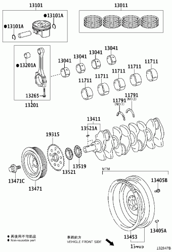 COROLLA ZRE211L-DEXNKV MZEA11,ZRE21#, ZWE21#