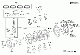 COROLLA/ALTIS MZEA18L-GEXDBV MZEA1#,ZRE21#,ZWE211