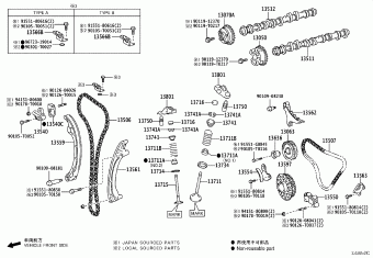 HILUX TGN121L-DTTSKV GGN125,GUN1##,LAN125,TGN1##