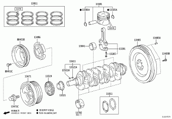 HILUX (DCB/SCB/XTR) GUN125R-DNFHXW GUN125,126,135
