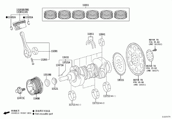 TUNDRA/SEQUOIA VXKA75L-PSULZA VXKA7#,VXKH7#,VXKH8#