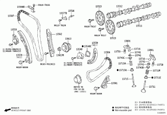 HILUX (DCB/SCB/XTR) GUN125L-BNFSXW3 GUN12#,135