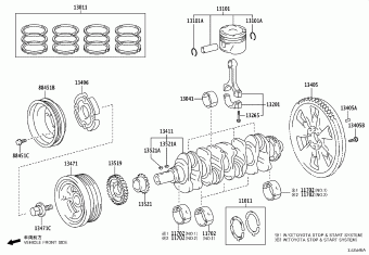 HILUX (DCB/SCB/XTR) GUN125L-DTTHXW GUN12#,135