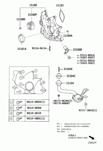 COROLLA SED/WG CDE120L-DWMNXW CDE120,NDE120,ZZE12#
