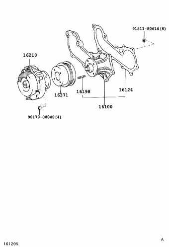COASTER RZB53L-ZCMEK BB5#,RZB5#,TRB53,XZB53