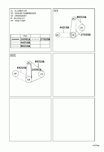 CAMRY MCV20L-AEPNKA SXV2#,MCV2#