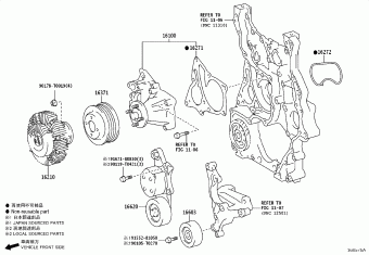 HILUX (DCB/SCB/XTR) GUN125L-BNFSXW3 GUN12#,135