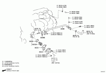 FORTUNER (SUV) TGN156L-SDTSKN GGN155,GUN15#,16#,TGN156,TGN166