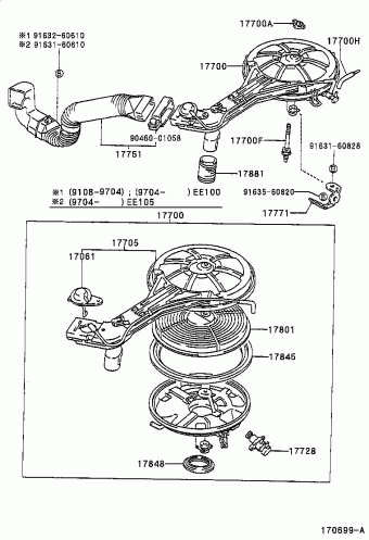COROLLA SED/CP/WG EE100L-AEMDSB AE10#,CE100,EE10#