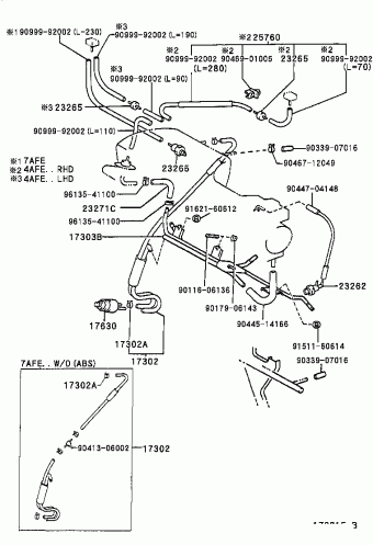 COROLLA SED/WG AE111L-AEMDKW 12.1997