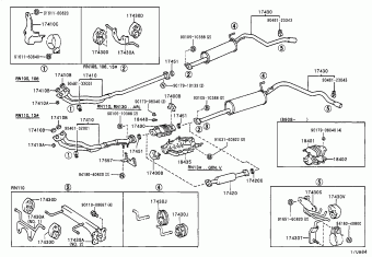 HILUX/4RUNNER (4WD) RN105L-PRMDSV 11.1996