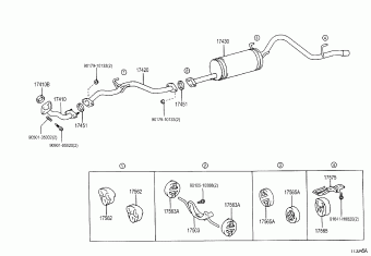 HILUX KDN145L-PRMDYW3 KDN1##,LN1##,RZN168,173