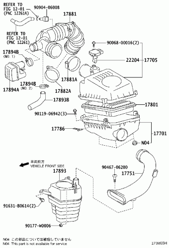 AVENSIS AZT251L-AWAEHW ADT25#,AZT25#,CDT250,ZZT25#