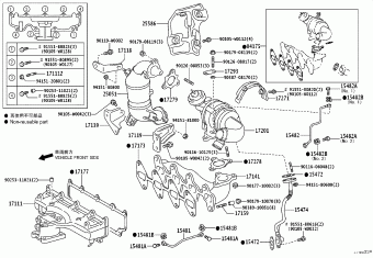 AVENSIS ADT251L-ALFEYW ADT25#,AZT25#,CDT250,ZZT25#