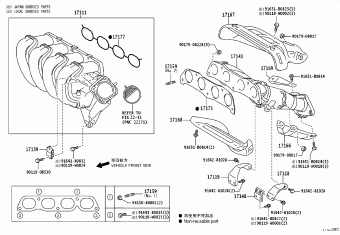 AVENSIS ZZT250L-AEMEKW ADT25#,AZT25#,CDT250,ZZT25#