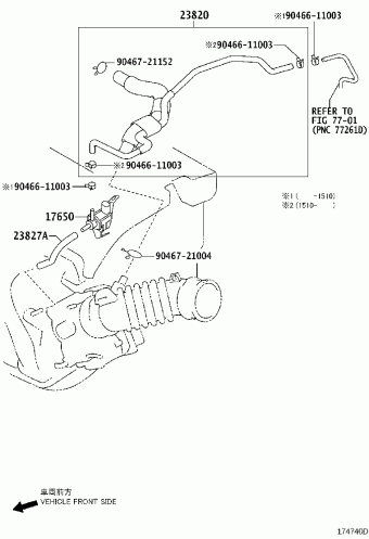 YARIS NCP92R-BEMRK NCP9#
