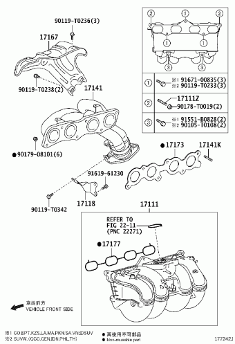 FORTUNER TGN61L-NKPSKF GGN50,60,KUN5#,6#,LAN50,TGN51,61